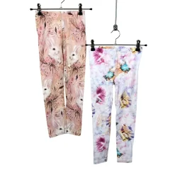 Tyttöjen leggingsit, koko 110 - 116