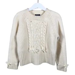 Tyttöjen neulepaita, koko 104 - 110