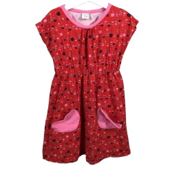 Tyttöjen trikoomekko, koko 122 - 128