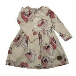 Tyttöjen trikoomekko, koko 74 - 80