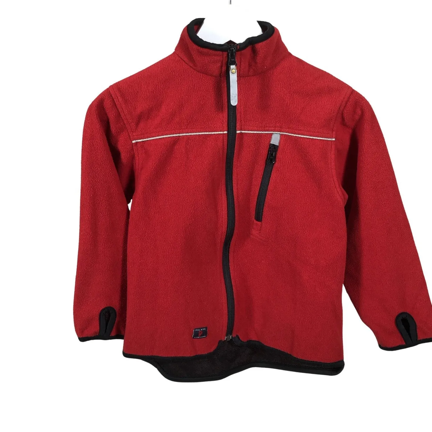 Unisex windfleecetakki, koko 122 - 128